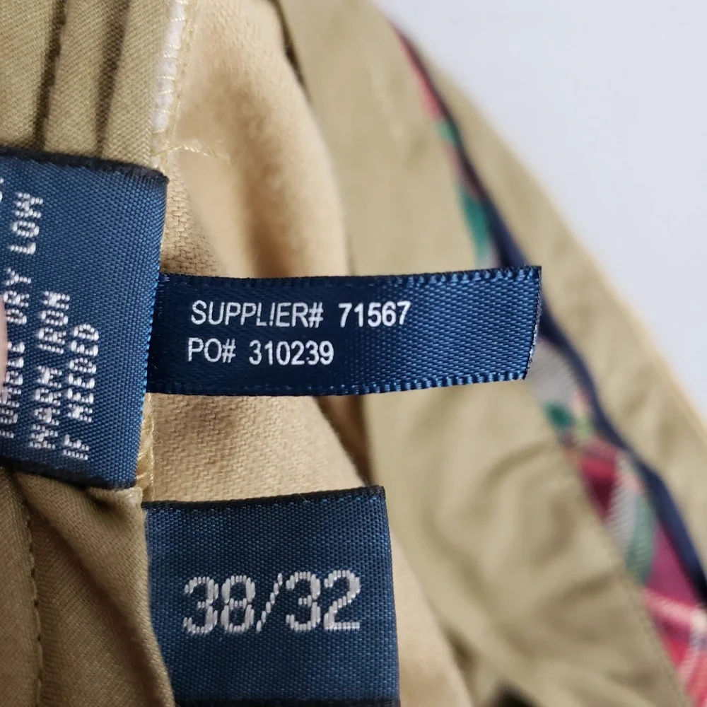 Polo‎ Ralph Lauren Men's 38x32 Corduroy Pant Dark Tan Academia Office Workwear